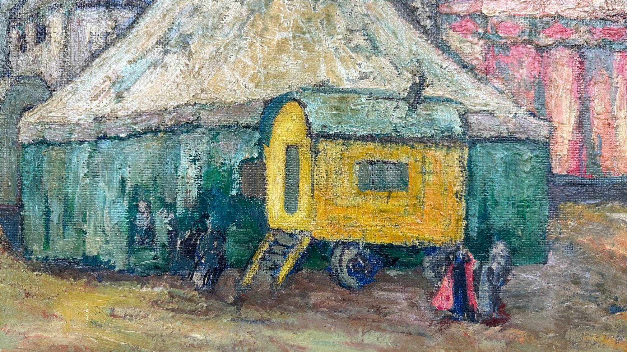 Painting "The Fairground Workers"