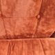Banquette canapé velours modulable 5 blocs