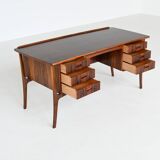 Svend Aage Madsen writing desk in rosewood H.P. Hansen Denmark 1960