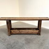 Large antique carpenters working table