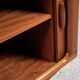 Mid-century Danish teak sideboard with tambour doors by Dyrlund 1960s - 170 cm
