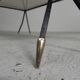 Table d'appoint vintage sculpturale en acier (style Mategot), années 1950