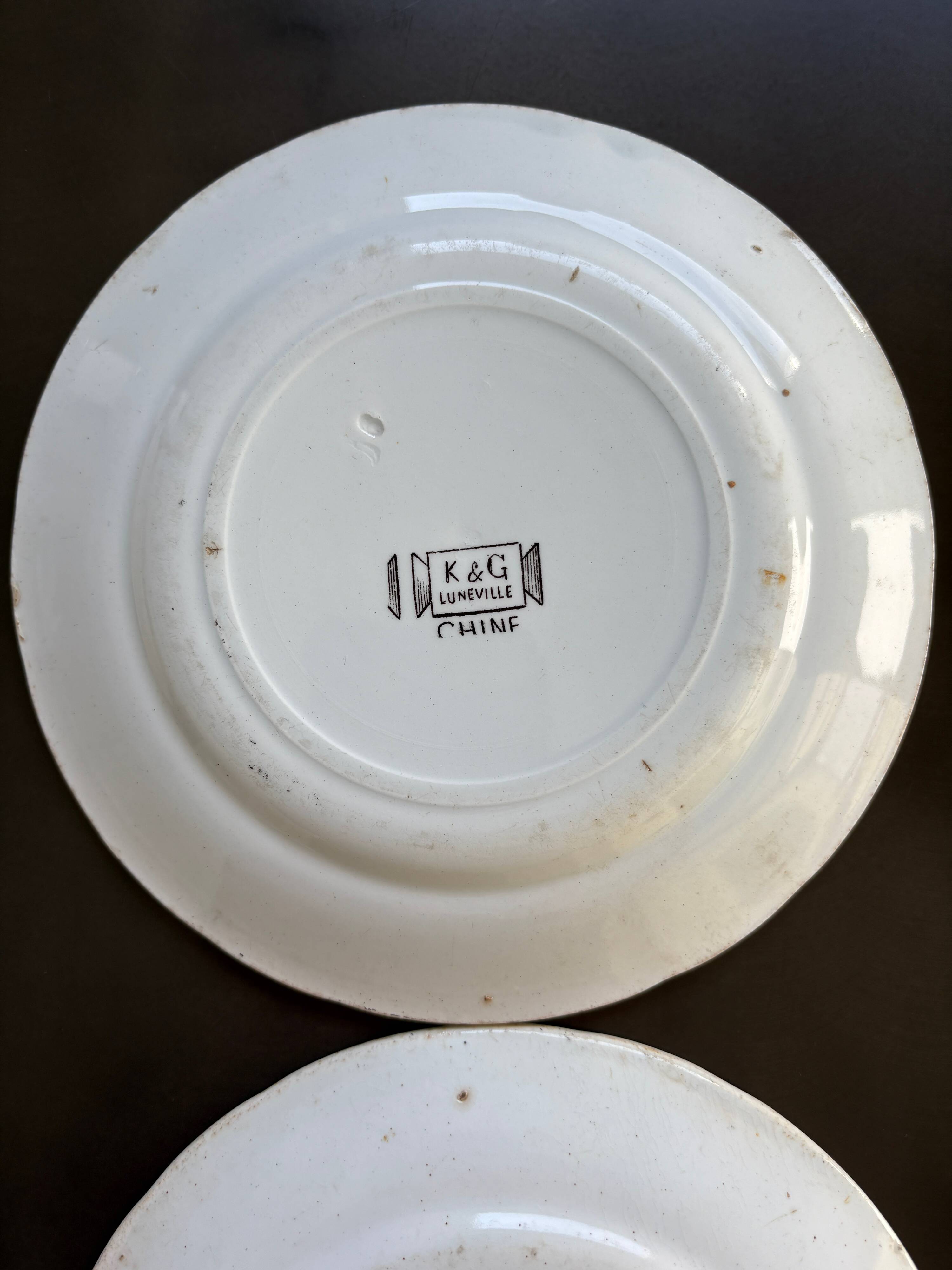 China KG Lunéville dessert plates