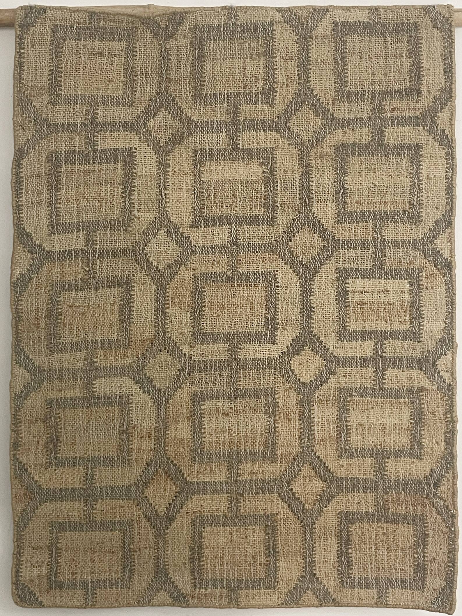 3x4 Ft-Hemp\Cotton Handwoven Kilim Rug,Lobby,Area,Indian Traditional Carpet