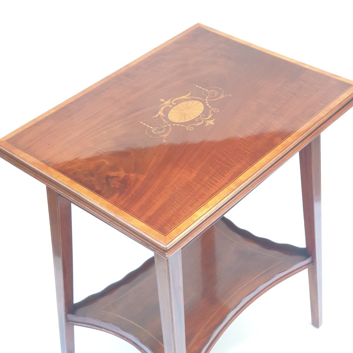 Game table in mahogany England late 19th century early 20th century
