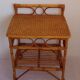 Pair of bamboo bedside tables