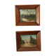 Paire tableaux paysage