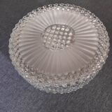 Large round glass ceiling light