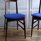 Pair of Italian teak chairs