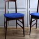 Pair of Italian teak chairs