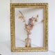 Old gilded wooden frame