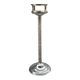 Column for bucket holder in silver-plated metal European craftsmanship