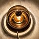 Smoked glass wall lamp or flush light by Glashütte Limburg