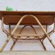 Coffee table rattan wicker years 50-60 vintage
