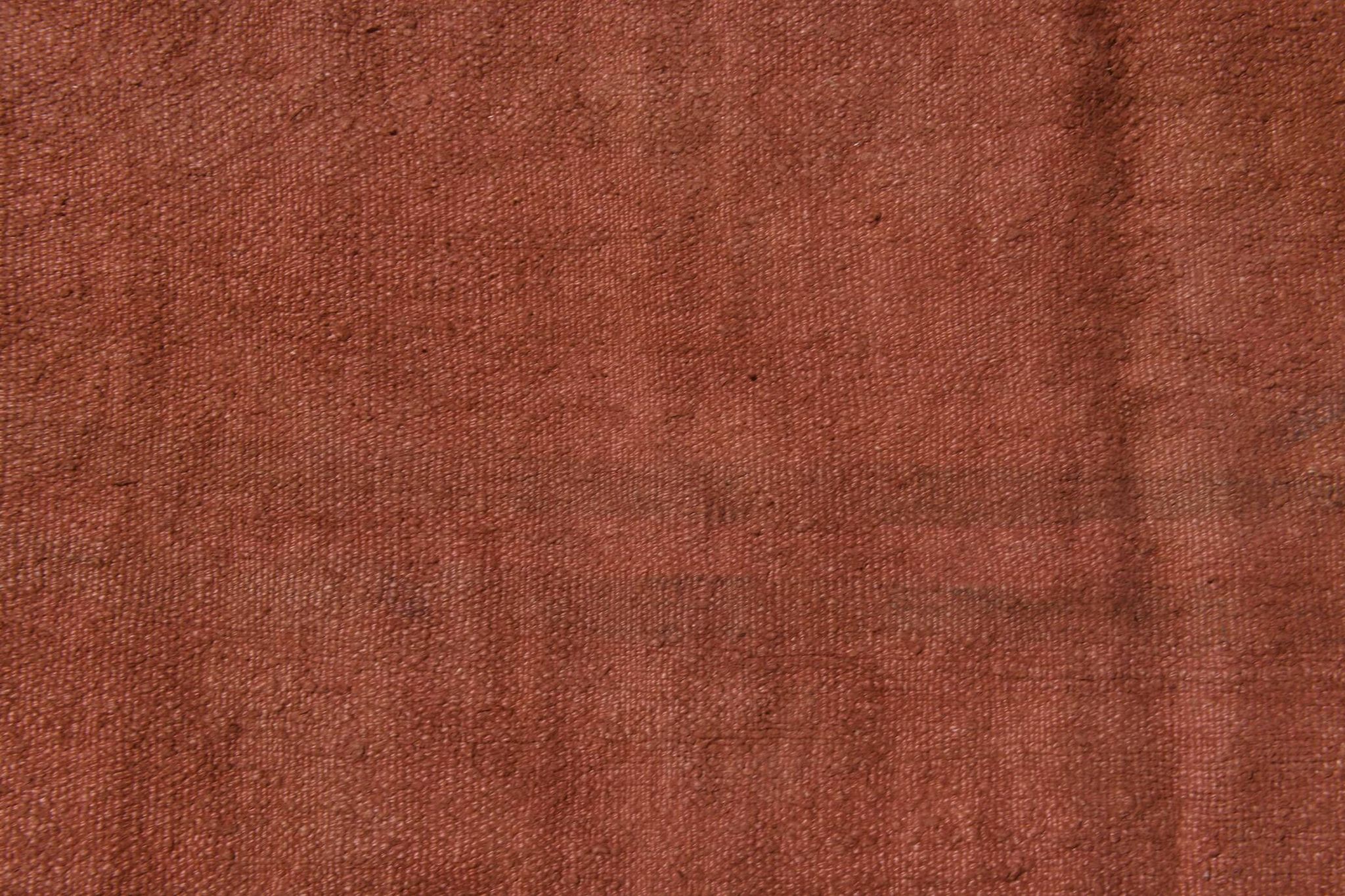 5x10 Burnt Orange Designer Vintage Oushak Kilim Rug, 164x305 Cm
