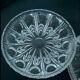 Cut Glass Bonbonnière / Geometric Floral Crystal Decor