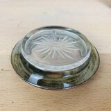 5 silver metal coasters Frank Whiting & Co