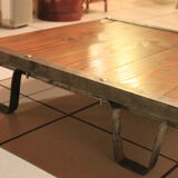 Industrial coffee table, SNCF palette