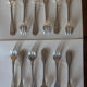 12 oyster forks Christofle, Vendome model