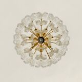 Austrian Palazzo Ice Glass Chandelier by J.T. Kalmar