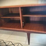 Scandinavian design sideboard in vintage teak