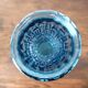 Blue glass vase Empoli style