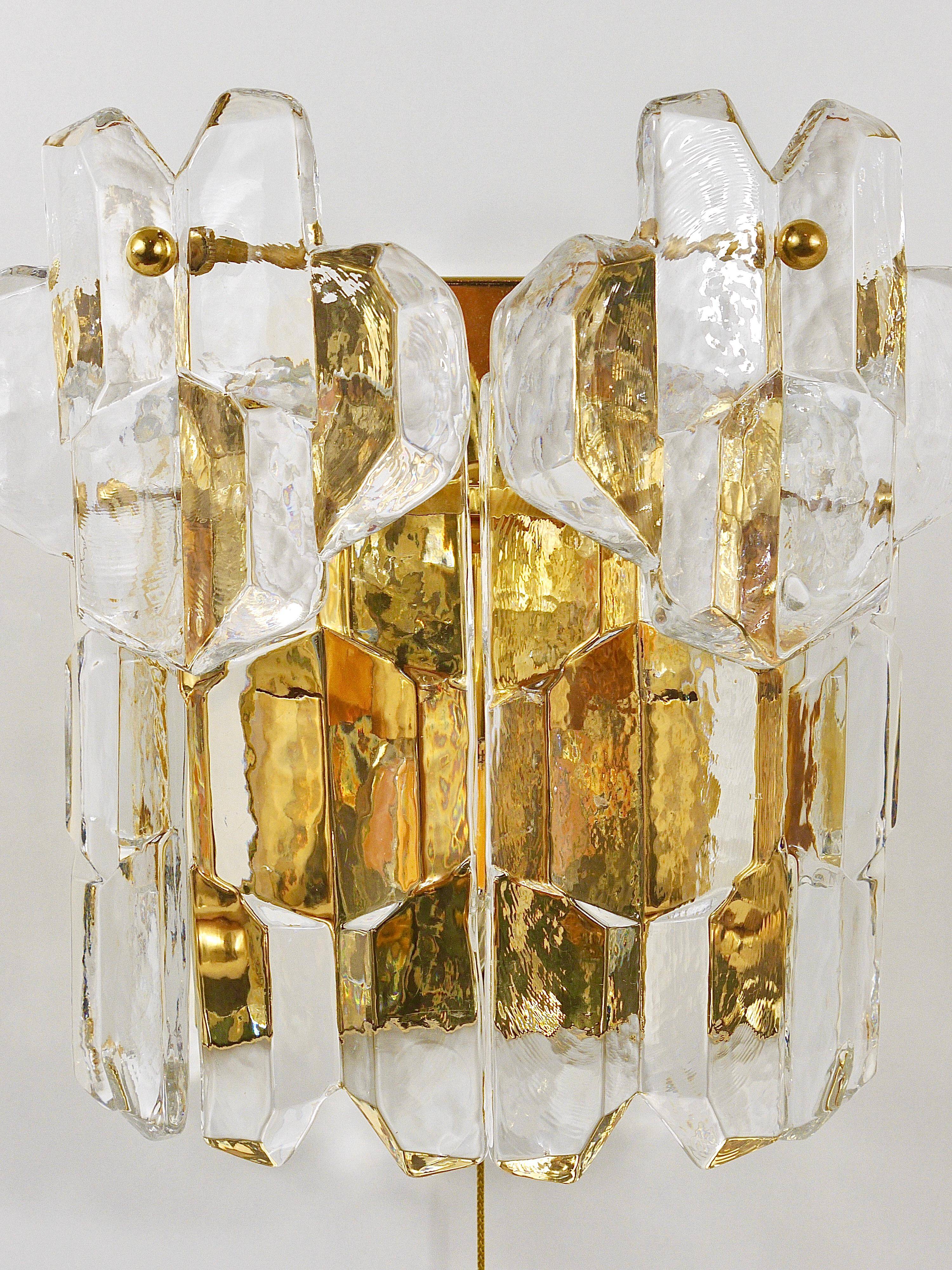 Palazzo Grand Model Wall Light by J.T. Kalmar - 1970