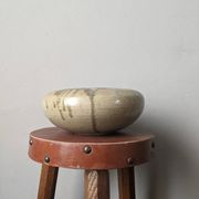 Vase ou vide poche céramique artisanale design japonisant japandi grès