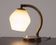 Danish Brass and Opaline Glass Desk Lamp, circa 1930s