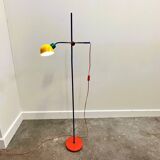 Postmodern Multicolor Metal Floorlamp by Veneta Lumi, 1980s Italy.