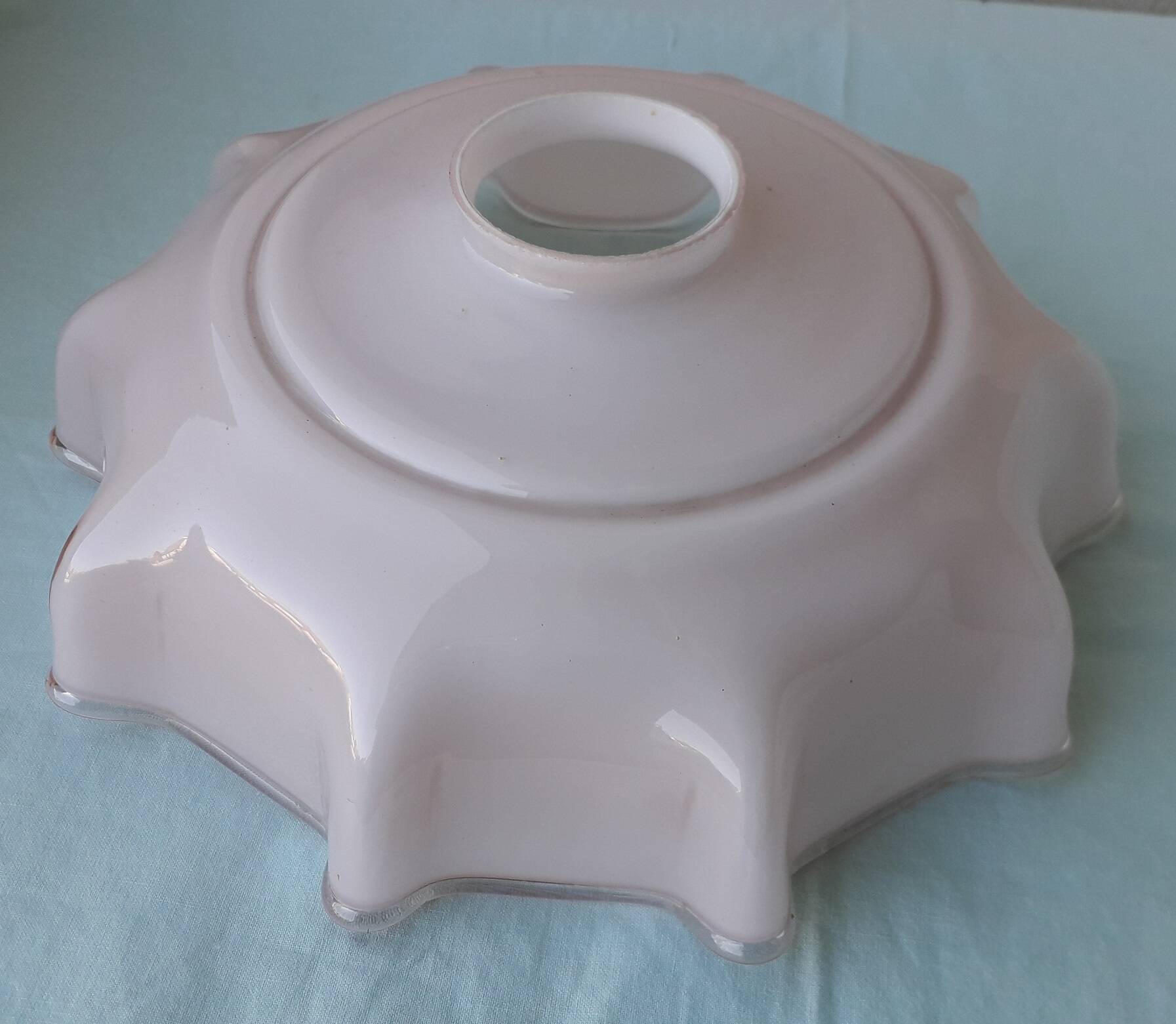 Abat-jour Art Déco rose