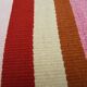 Vintage colourful flat kilim hallway rug 90x306 cm