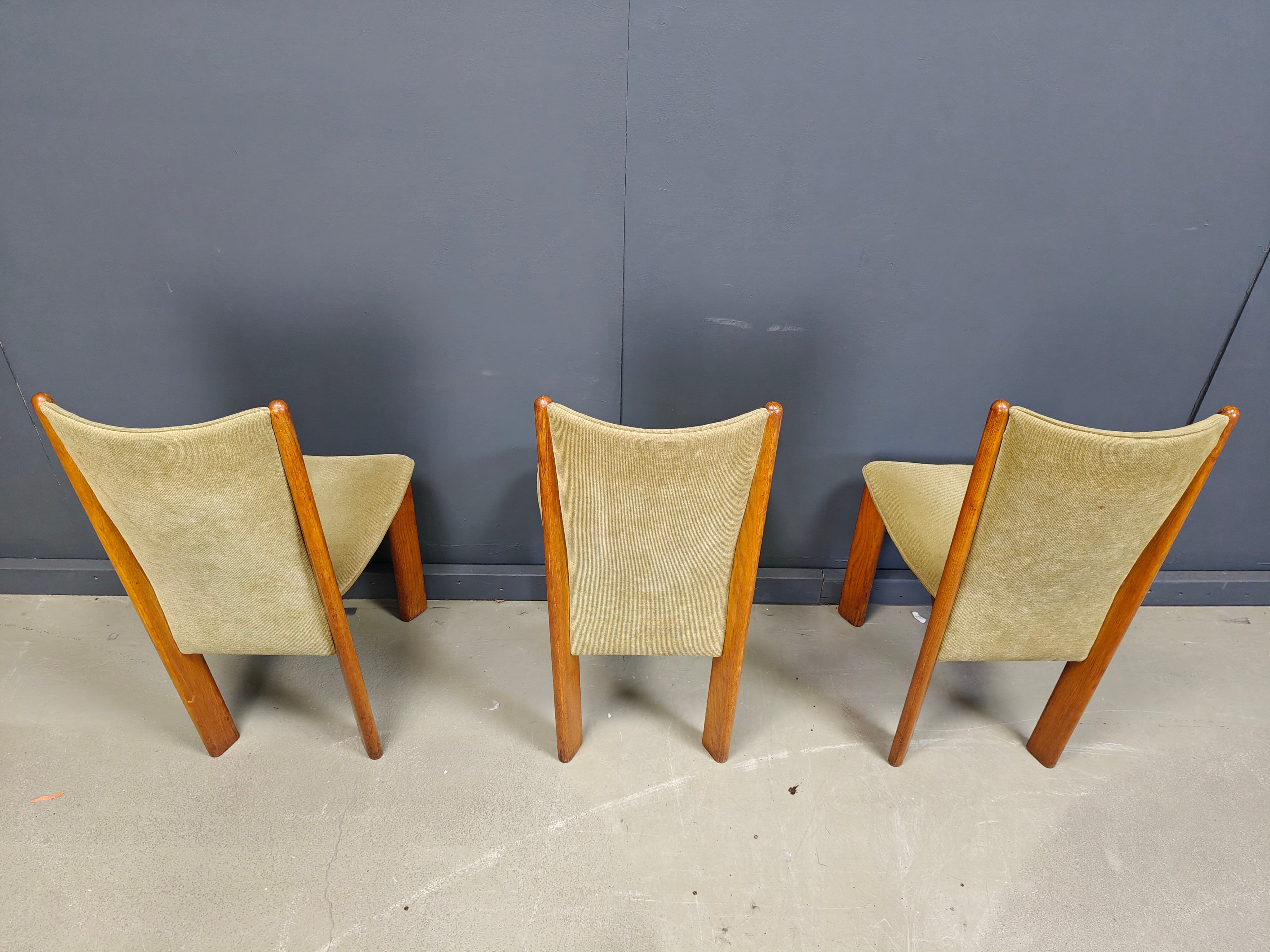 Vintage Danish dining chairs set of 6 - 1970s
