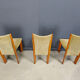 Vintage Danish dining chairs set of 6 - 1970s