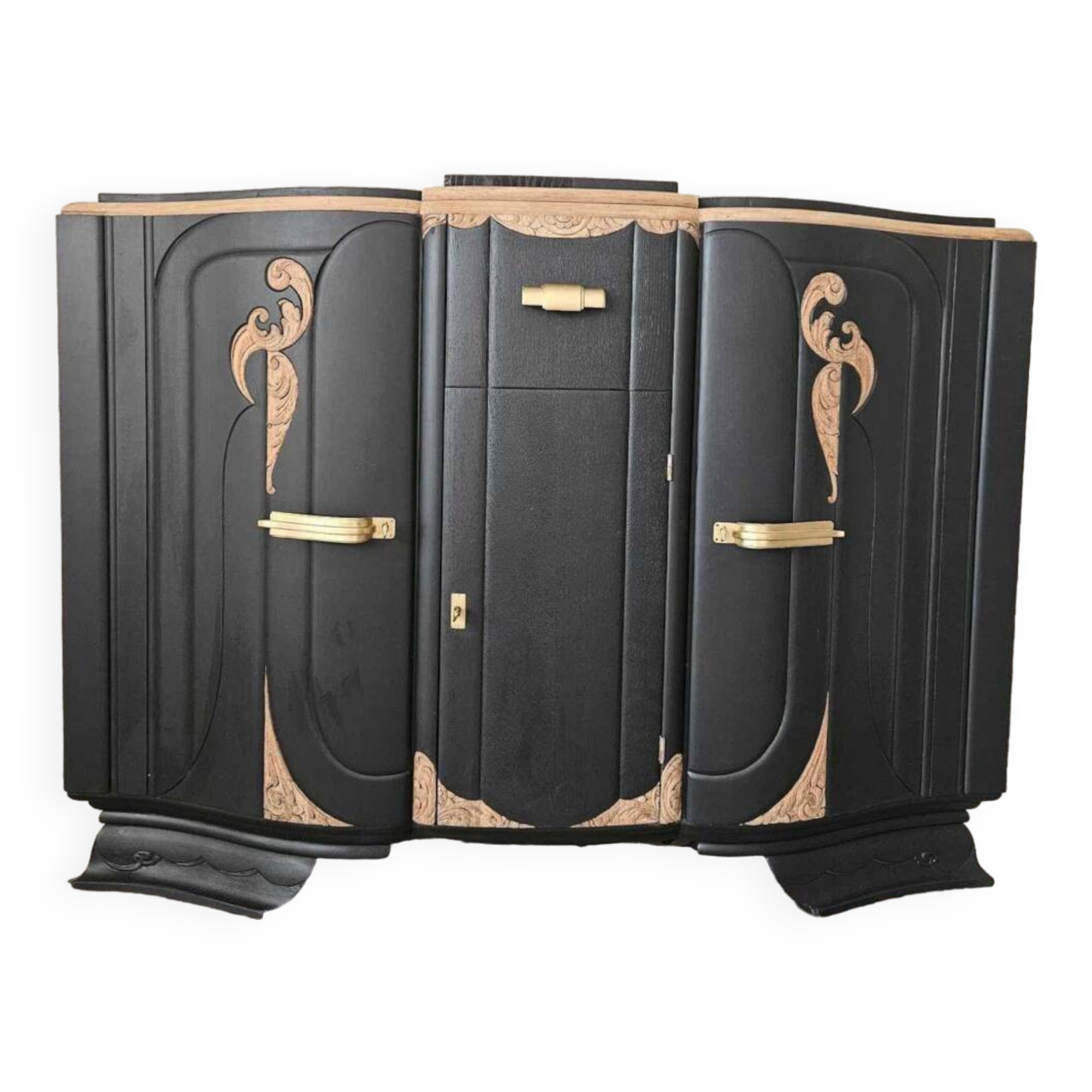 Black art deco sideboard