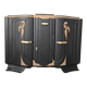 Black art deco sideboard