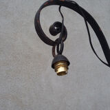 Wrought iron lamppost