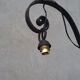 Wrought iron lamppost