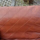 Vintage oxred Rolf Benz Leather Sofa