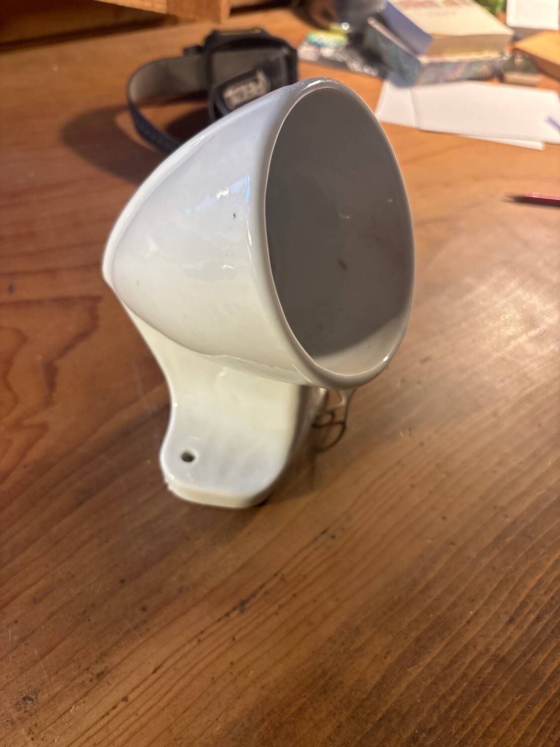 Earthenware wall light