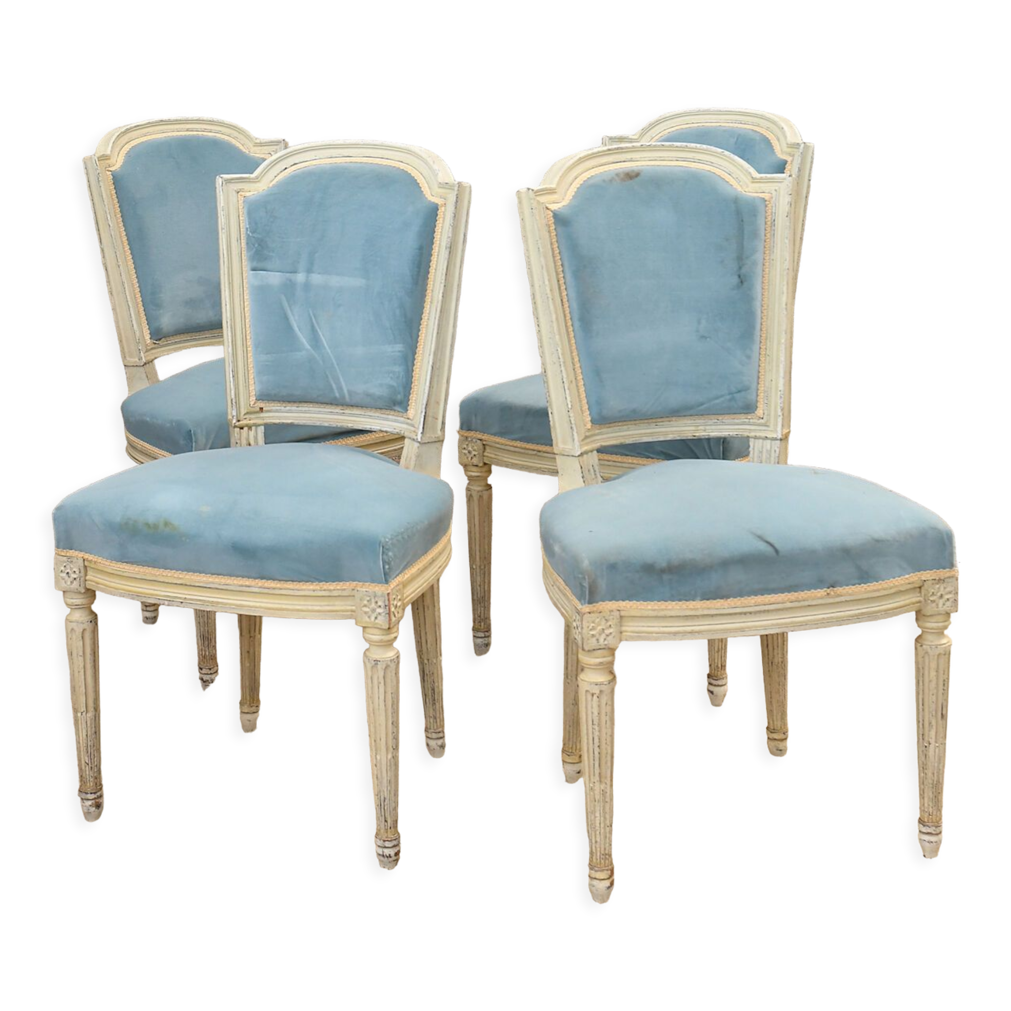 4 Louis XVI style chairs
