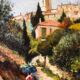 Oil on panel by A. Poulain - Cagnes sur Mer