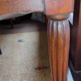 Mahogany bench from the end of the 19th century