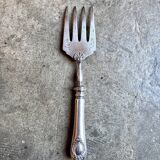 Silver plated metal serving fork