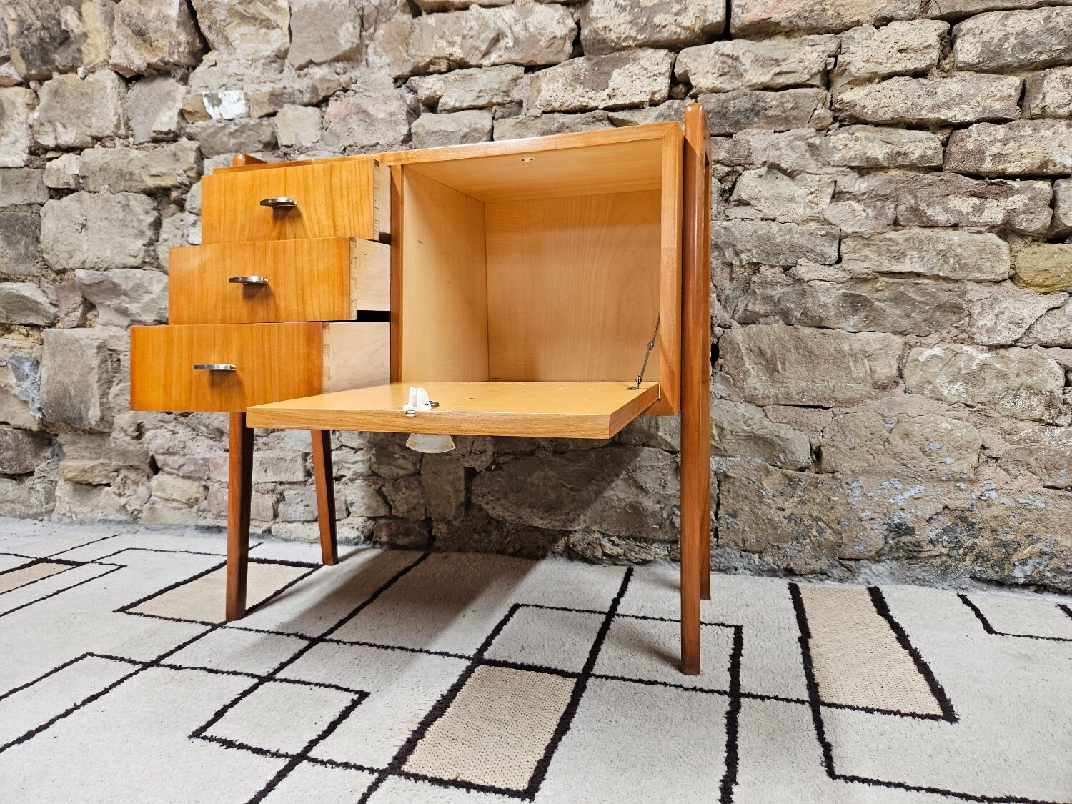 Small vintage Scandinavian furniture 1970
