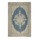 Vintage Turkish Rug. Hand-Knotted Wool Area Carpet with Medallion Motif