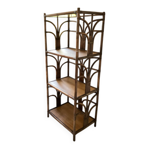 Bibliothèque en rotin,