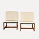 A pair of armchairs, France, 1960s.