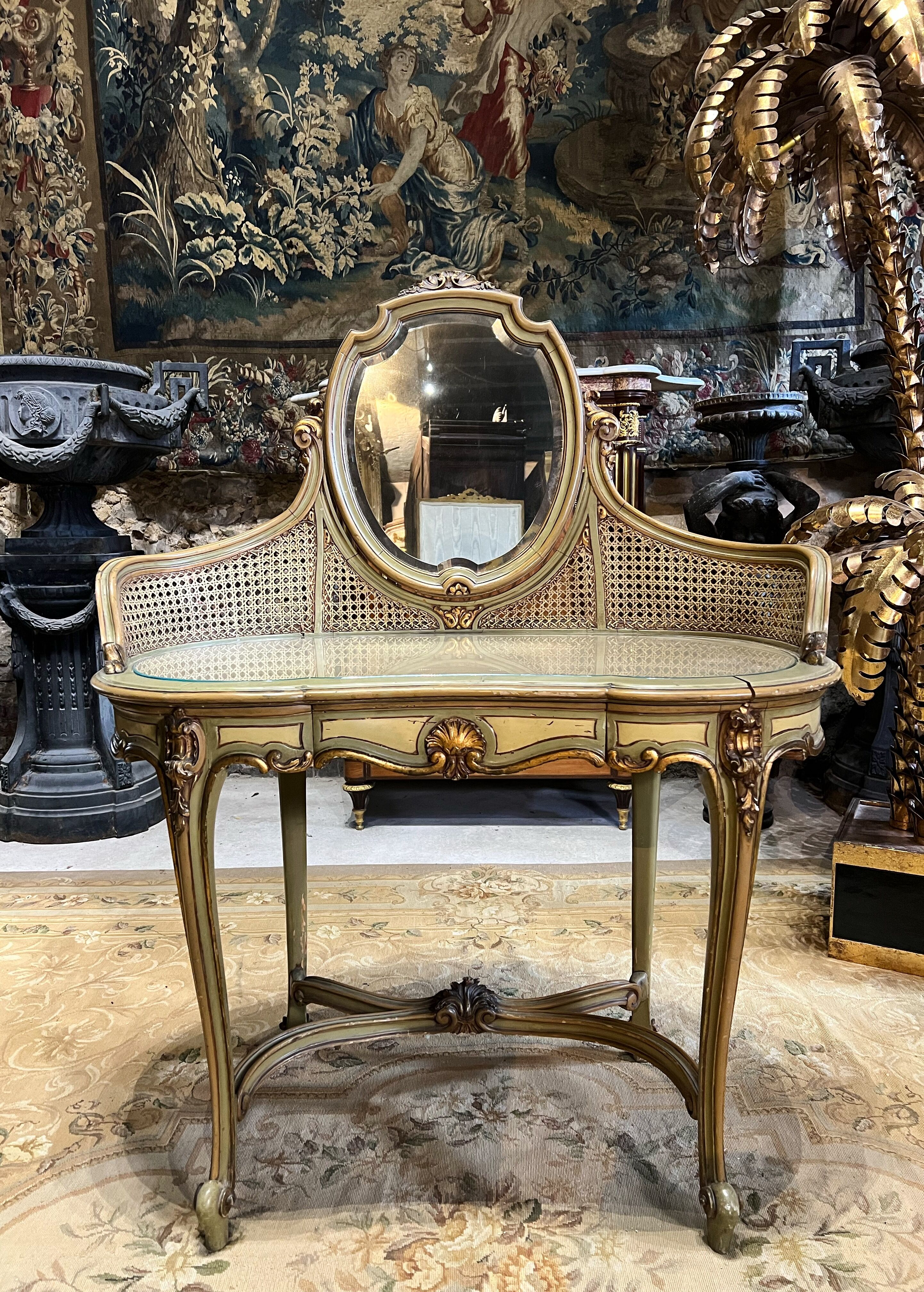Dressing table in Louis XV style of the Napoleon III period