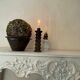White patinated console